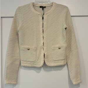 rag & bone Cream Textured Claire Cardigan XXS NWT